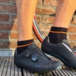 Korte fietssokken zwart