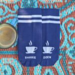 Blauwe fietssokken - Bakkie doen