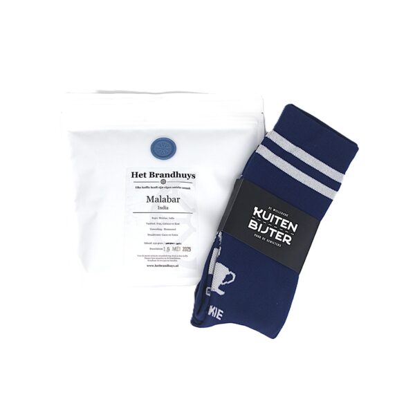 Cadeau fietsliefhebber - Fietssokken met bonenkoffie